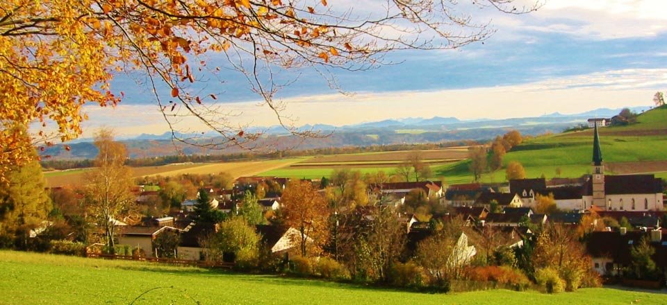 aschau dorp zillertal herfst