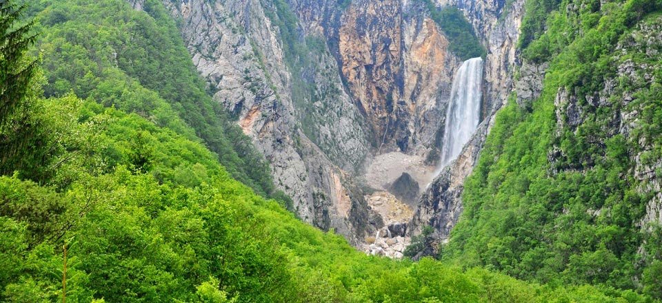 boka waterval bovec slovenie