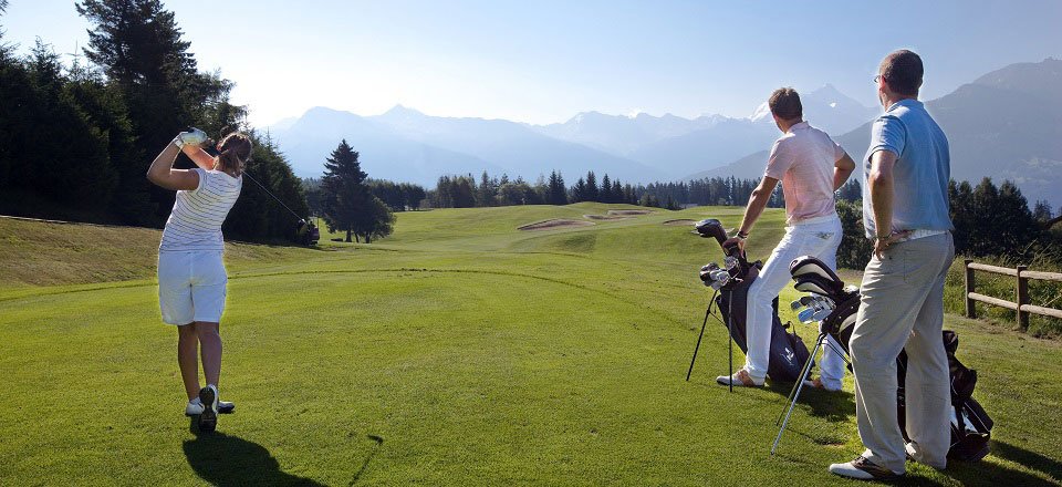 golfen crans montana wallis zwitserland