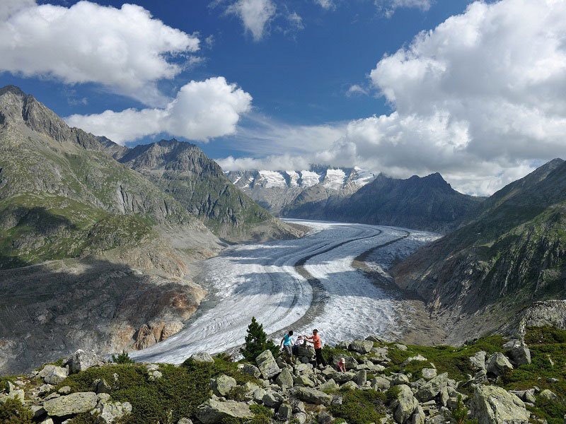 Vakantie Mini-huttentocht Aletschgletsjer in Diversen (Wallis, Zwitserland)