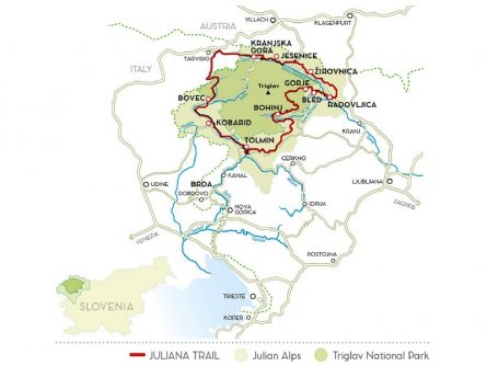 gehele juliana trail actieve vakantie meerdaagse wandeltocht julische alpen slovenië op maat triglav national park