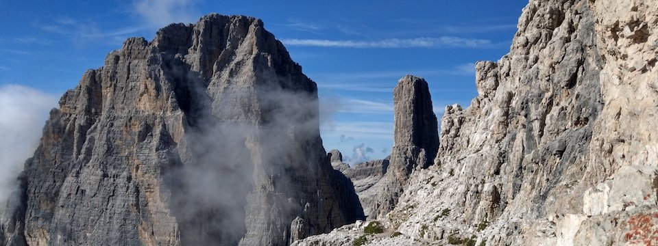 huttentocht brenta dolomieten trentino italie end of bocchette centrali