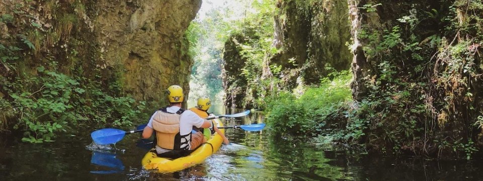 family active val di sole avontuurlijke gezinsvakantie trentino italie canoeing rio novella gorges 