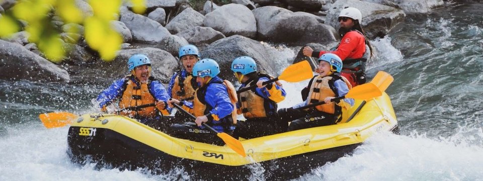 outdoor active val di sole outdoorvakantie trentino italie rafting extra