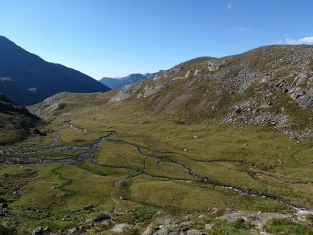 huttentocht stelvio national park glacier italie view from rifugio dorigoni