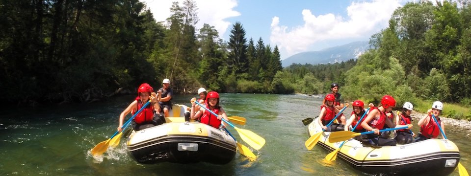 family active bled actieve gezinsvakantie slovenie julische alpen rafting sava river