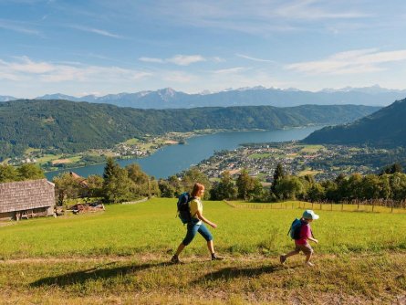 family active ossiacher see avontuurlijke gezinsvakantie karinthie oostenrijk tourismus karinthie wandelen