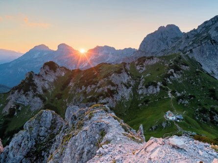 huttentocht ennstaler alpen gesause runde etappe 5 haindlkarhütte admonterhaus sonnenuntergang admonter warte 1