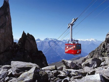 mini huttentocht aletschgletsjer kabelbaan fiesch eggishorn