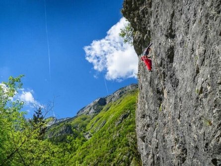different routes on rock climbing sport mix