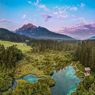 slovenie back to nature rondreis auto gorenjska kranjska gora slovenie lake zelenci