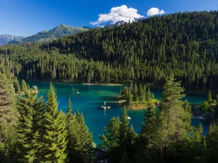 actieve vakantie rondreizen zwitserland highlights graubunden flims caumasee