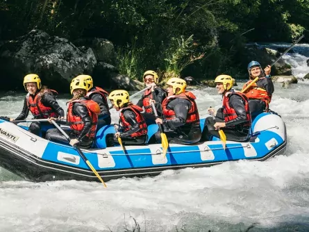 family outdoor active la plagne actieve gezinsvakantie outdoorvakantie frankrijk savoie rafting10