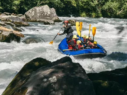family outdoor active la plagne actieve gezinsvakantie outdoorvakantie frankrijk savoie rafting9