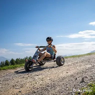 family outdoor active la plagne actieve gezinsvakantie outdoorvakantie frankrijk savoie mountain cart (2)