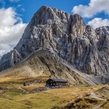 huttentocht val di fassa italie trekking al rifugio san nicolò