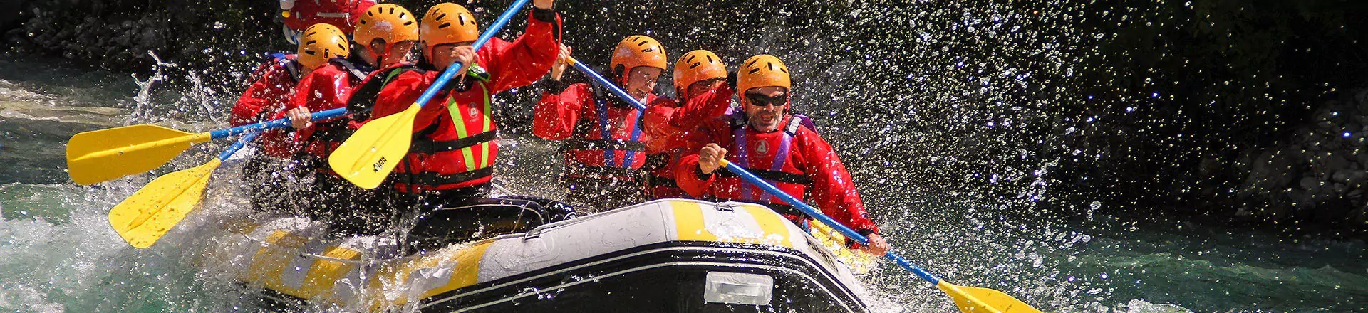 rafting soca river bled bovec slovenie