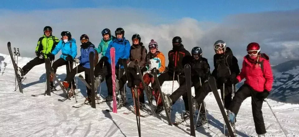 groepsreis ski vakantie groep