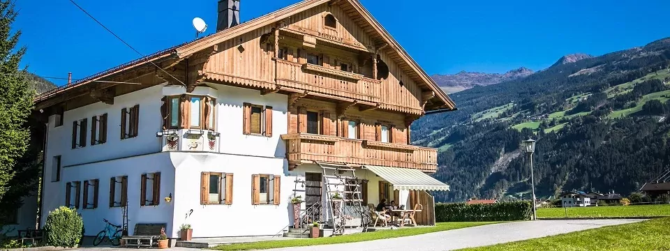 appartementen pfisterhof zell am ziller tirol buiten