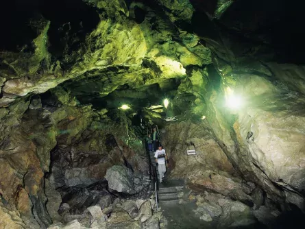 family active lofer avontuurlijke gezinsvakantie oostenrijk hike door een grot   lamprechtshöhle   saalachtaler naturgewalten4