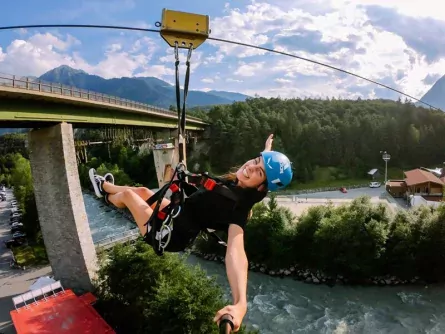 actieve gezinsvakantie outdoorvakantie families oostenrijk ötztal flyingfox