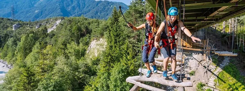 actieve gezinsvakantie outdoorvakantie families oostenrijk ötztal klimpark