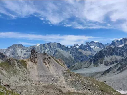 Huttentocht Arolla Verbier Wallis Zwitserland Matterhorn im Blick