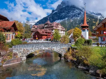 huttentocht interlaken bern zwitserland kandersteg