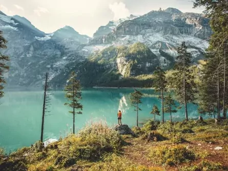 huttentocht interlaken bern zwitserland oeschinensee 2