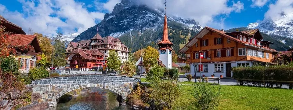 huttentocht interlaken kandersteg bern zwitserland kandersteg