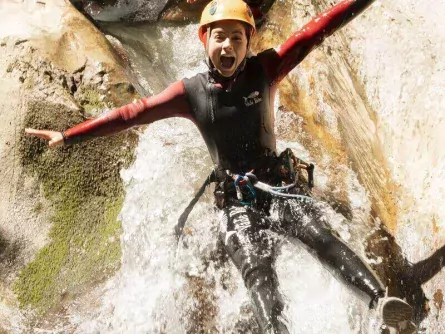 family active samoëns avontuurlijke vakantie families frankrijk haute savoie canyoning 2