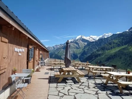 huttentocht savoie panorama frankrijk beaufort refuge des prés