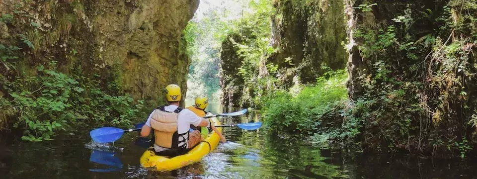 family active val di sole avontuurlijke gezinsvakantie trentino italie canoeing rio novella gorges