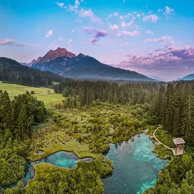 slovenie back to nature rondreis auto gorenjska kranjska gora slovenie lake zelenci