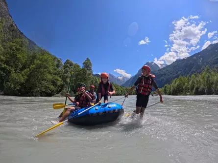 outdoor active les deux alpes outdoorvakantie frankrijk auvergne rhone alpes mini raft