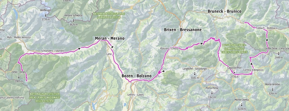 route-Rondreis-Dolomieten-Highlights
