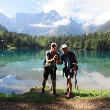 slovenie goriska etappe 26 alpe adria trail dreznica tolmon2 wandelvakantie