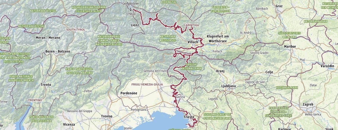 route-WV-Alpe-Adria-Trail