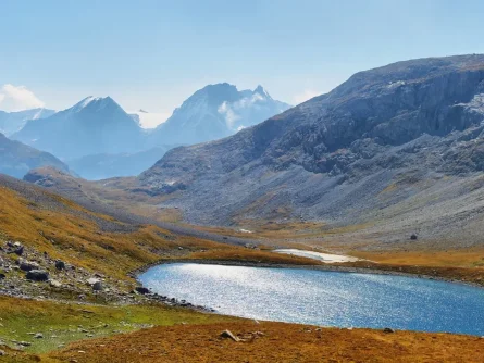 huttentocht vanoise national park frankrijk vanoise col  de la vanoise lake