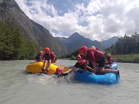 outdoor active les deux alpes outdoorvakantie frankrijk auvergne rhone alpes mini raft 2