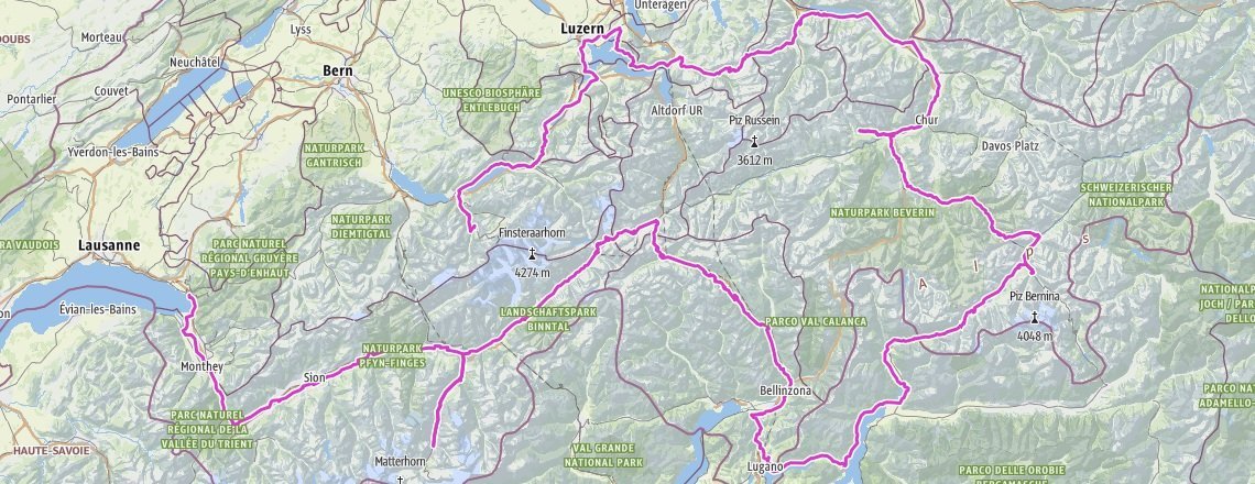 route-Rondreis-Zwitserland-Highlights