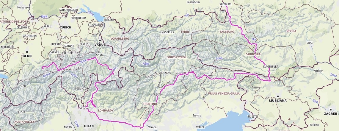 route-Rondreis-Alpen