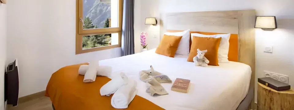outdoor active les deux alpes outdoorvakantie frankrijk auvergne rhone alpes mmv les clarines slaapkamer (1)